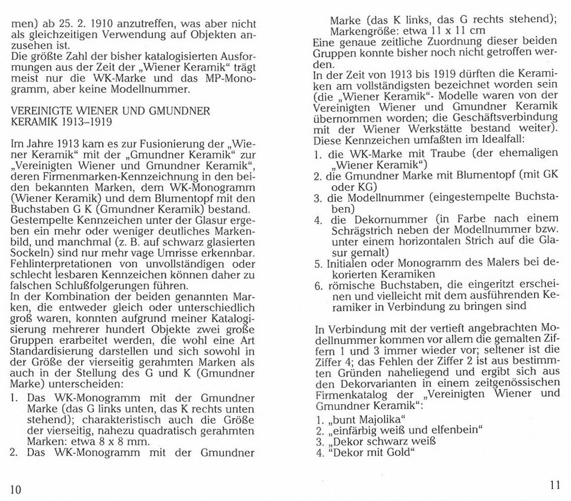 Markenlexikon 3 Wiener Keramik